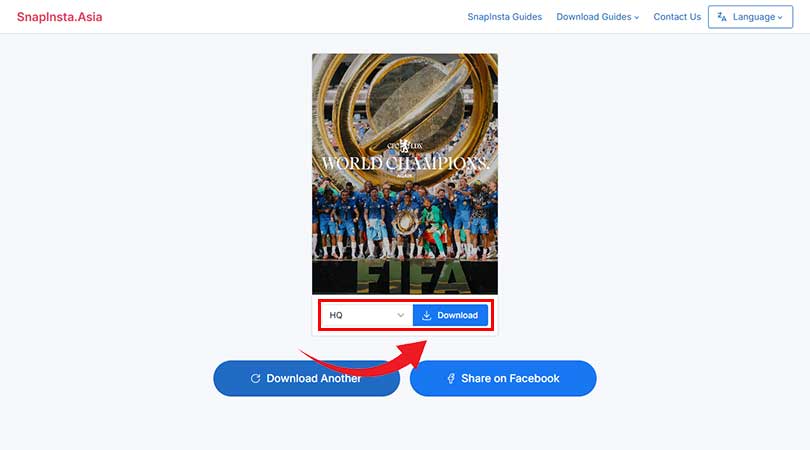 Saving content to computer